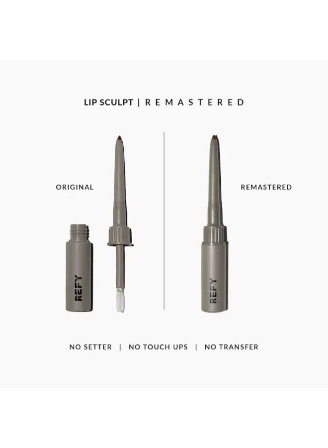 Refy Lip Sculpt Lip Liner and Setter, 4ml - Sepia - Image 4